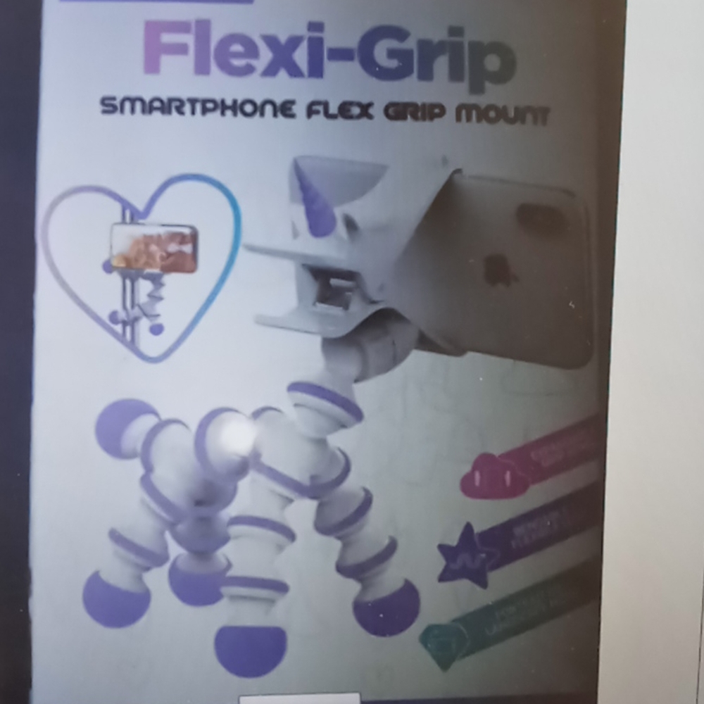 Flex grip smartphone mount UNICORN PRPL TRIM